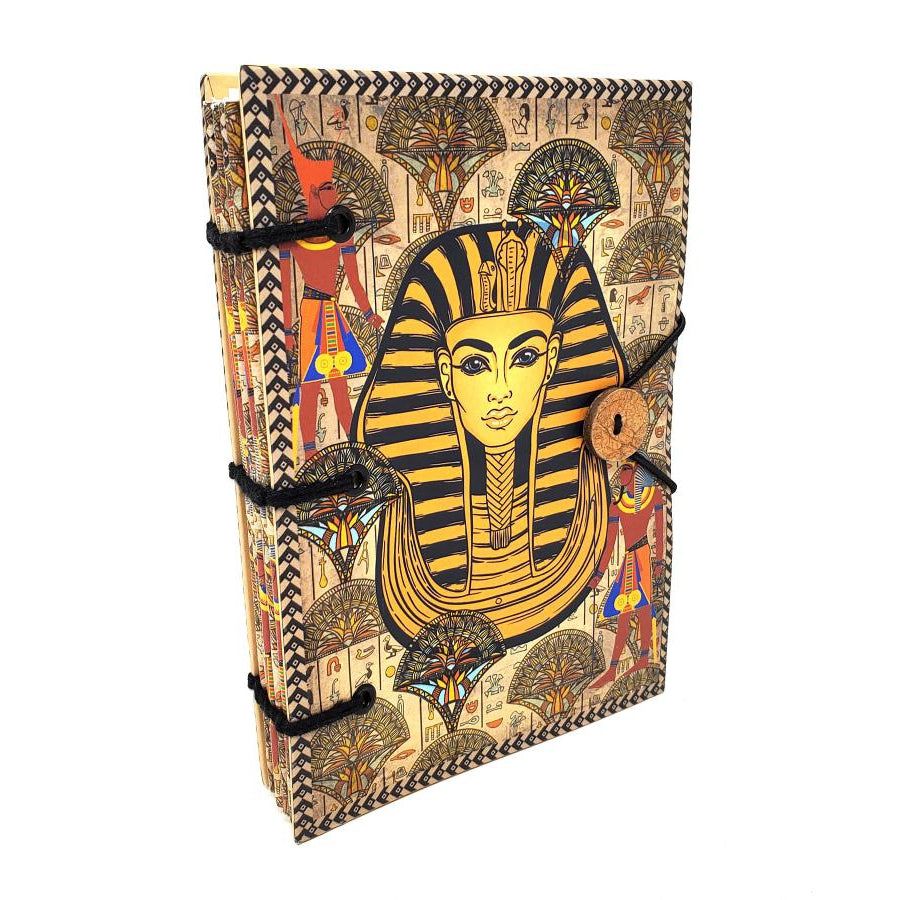 5&quot; x 7&quot; Hardcover Parchment Journal - Egyptian King Tut, SKU KB75-Egyptian, UPC 700317302223