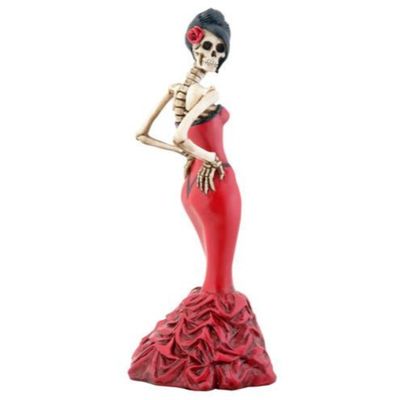 8.25&quot; Day of the Dead Statue - Ballroom Girl, SKU PG-Y8172, UPC 700317038696