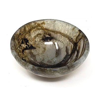 2&quot; Labradorite Gemstone Bowl, SKU Bowl-2LA, UPC 700317307358