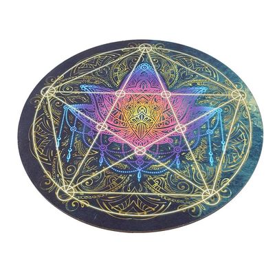 7&quot; Lotus Metatron Pendulum / Altar Board, SKU PBOARD-01, UPC 700317307143