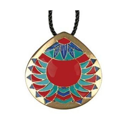 Chevron Medallion Pendant, SKU PG-Y2443, UPC 6016041386304