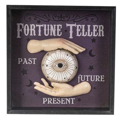 9.5&quot; Fortune Teller Wall Plaque, SKU PG-14369, UPC 700317059097