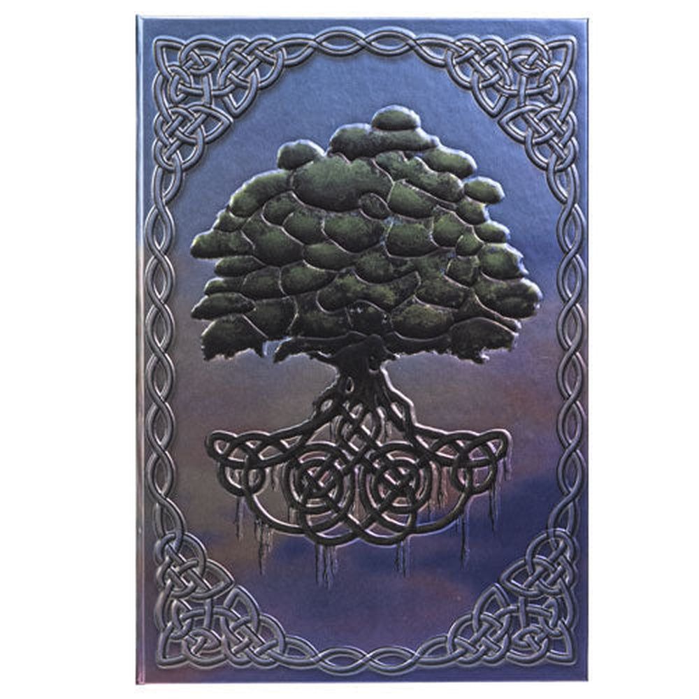 5.5&quot; x 8.25&quot; Hardcover Journal - Embossed Tree of Life, SKU PG-14202, UPC 700317040798