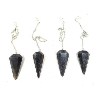 6-Sided Pendulum - Blue Aventurine, SKU PEND-106, UPC 700317394303