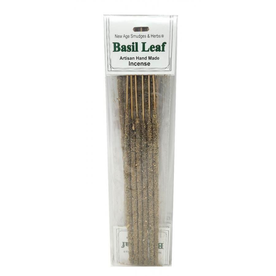 Artisan Handmade Resin &amp; Herb Incense Sticks - Basil Leaf (6 Pack), SKU RI44, UPC 700317419044