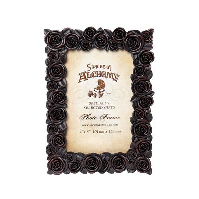 4&quot; x 6 Rose Photo Frame, SKU AL-SA18, UPC 700317064626