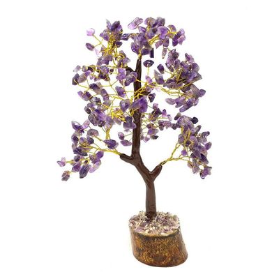 11&quot; Amethyst Tree of Life Crystal Tree (300 Amethyst Gemstone Beads), SKU A02-02-GMTREE-AM300, UPC …