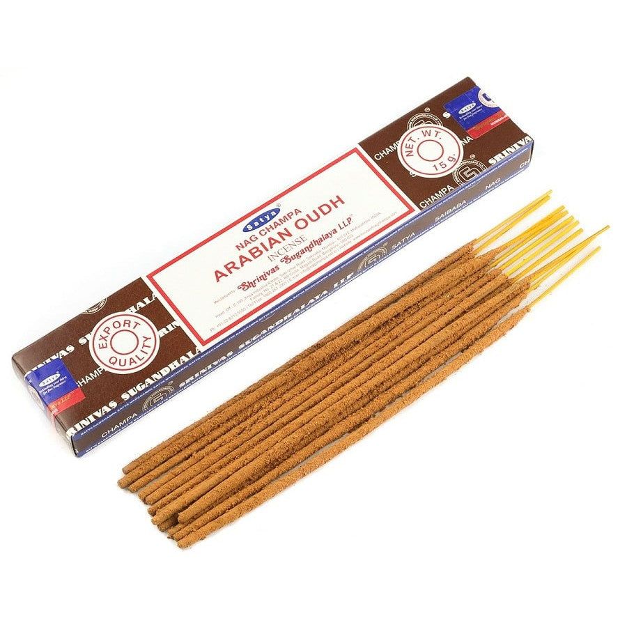 Arabian Oudh Satya Incense Sticks 15 gram, SKU SNAO15, UPC