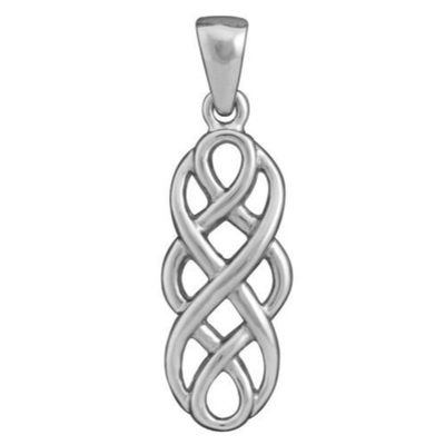 Celtic Unity Knot Stainless Steel Pendant, SKU PG-Y2805, UPC 6016006440423