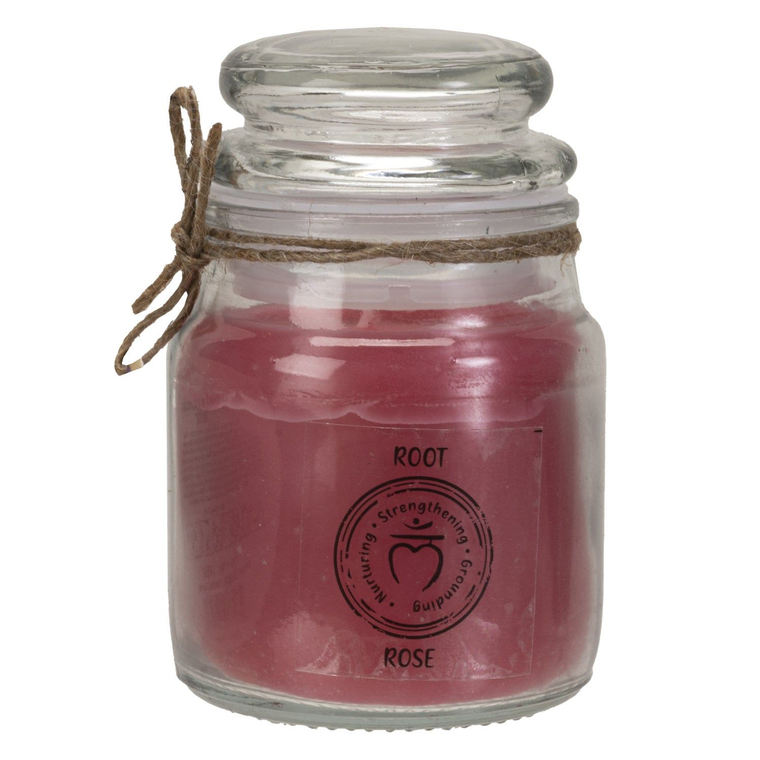 Mini Chakra Jar Candle - Root (Rose Scented), SKU PG-14853, UPC 700317033738