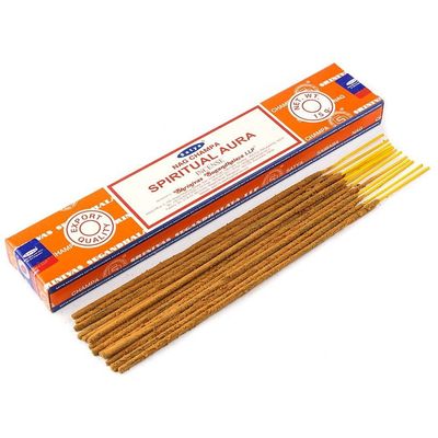 Spiritual Aura Satya Incense Sticks 15 gram, SKU SNSA15, UPC