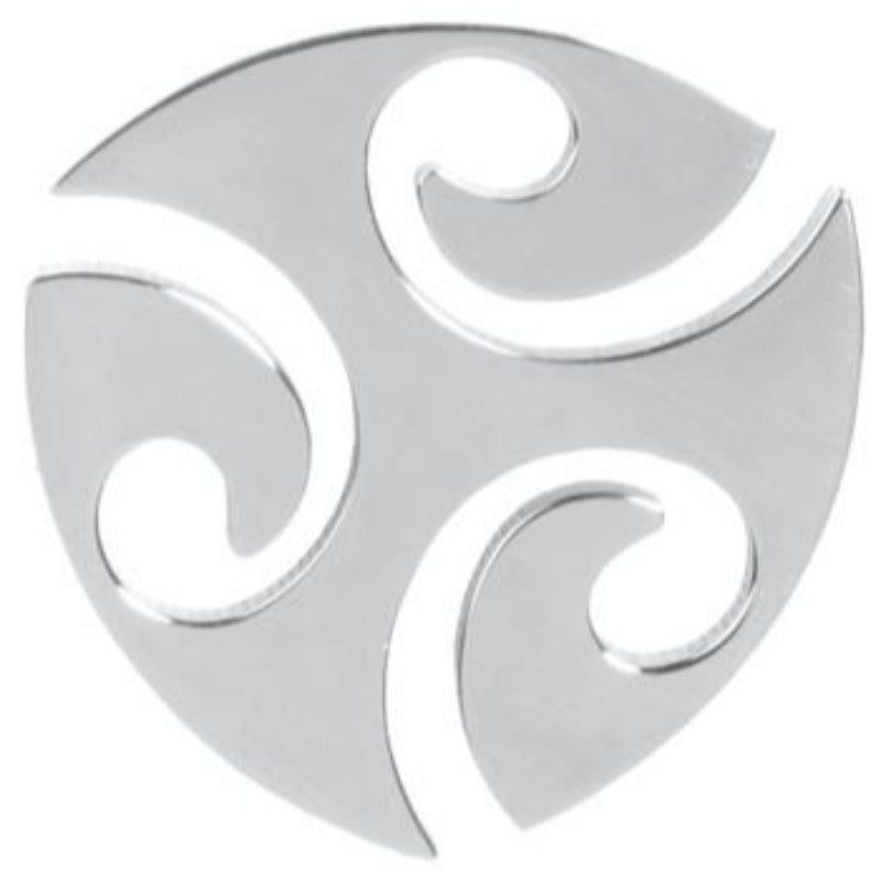 Tribal Waves Stainless Steel Pendant, SKU PG-Y2614, UPC 6016000767700