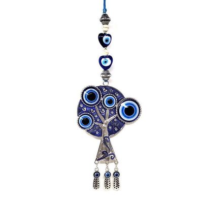 8&quot; Evil Eye Talisman - Tree of Life with Evil Eye, SKU QQ069-TKE-21, UPC 700317384687