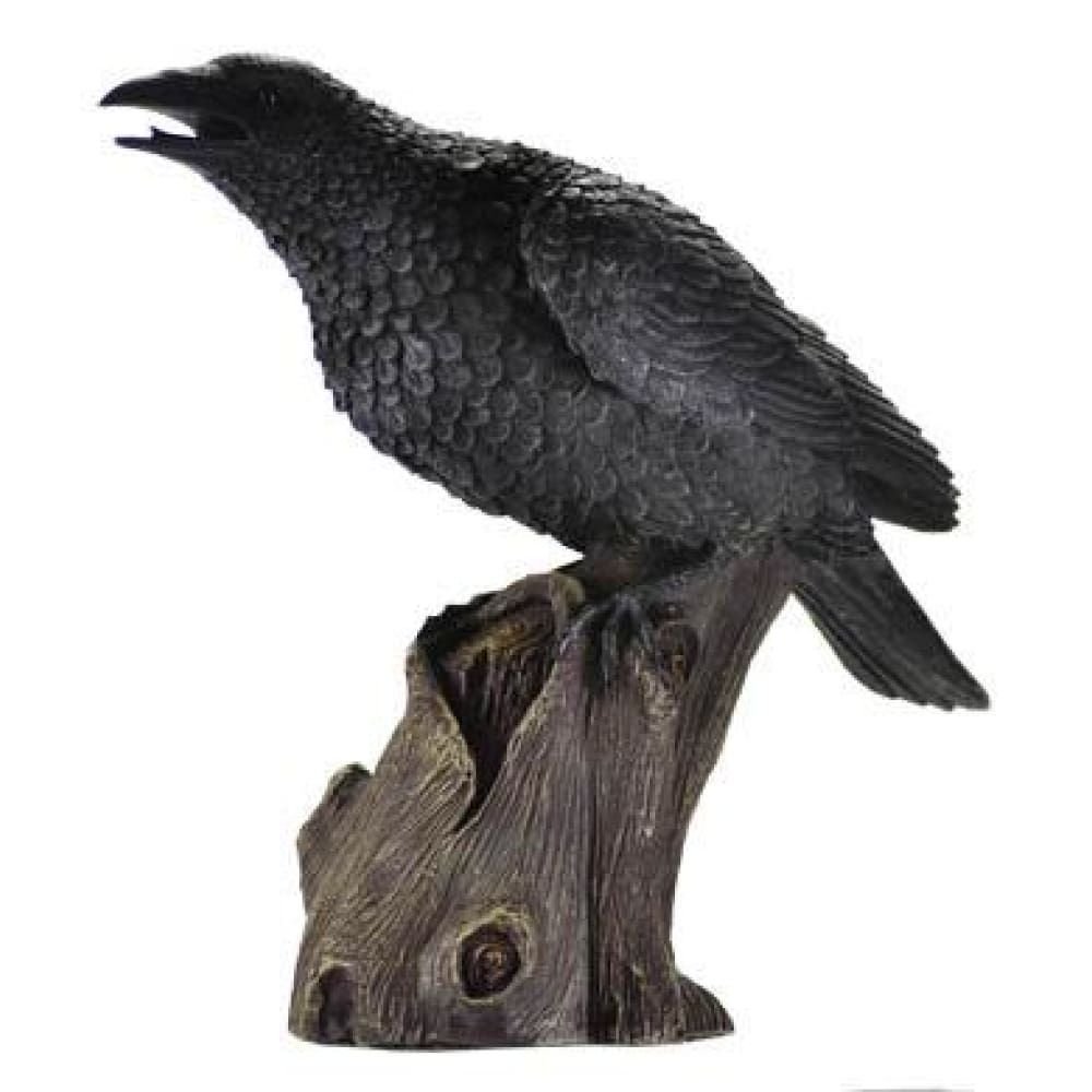 12&quot; Raven Statue, SKU PG-9543, UPC 6016206433492