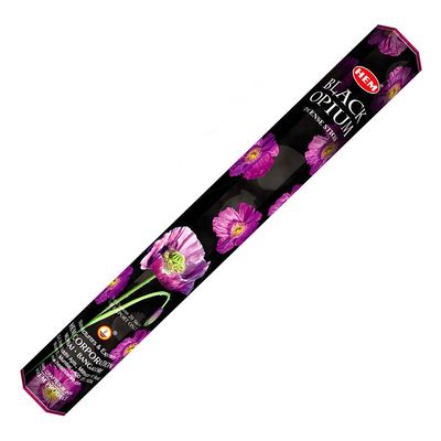 Black Opium HEM Incense Stick 20 Pack, SKU BO20, UPC 700317034537