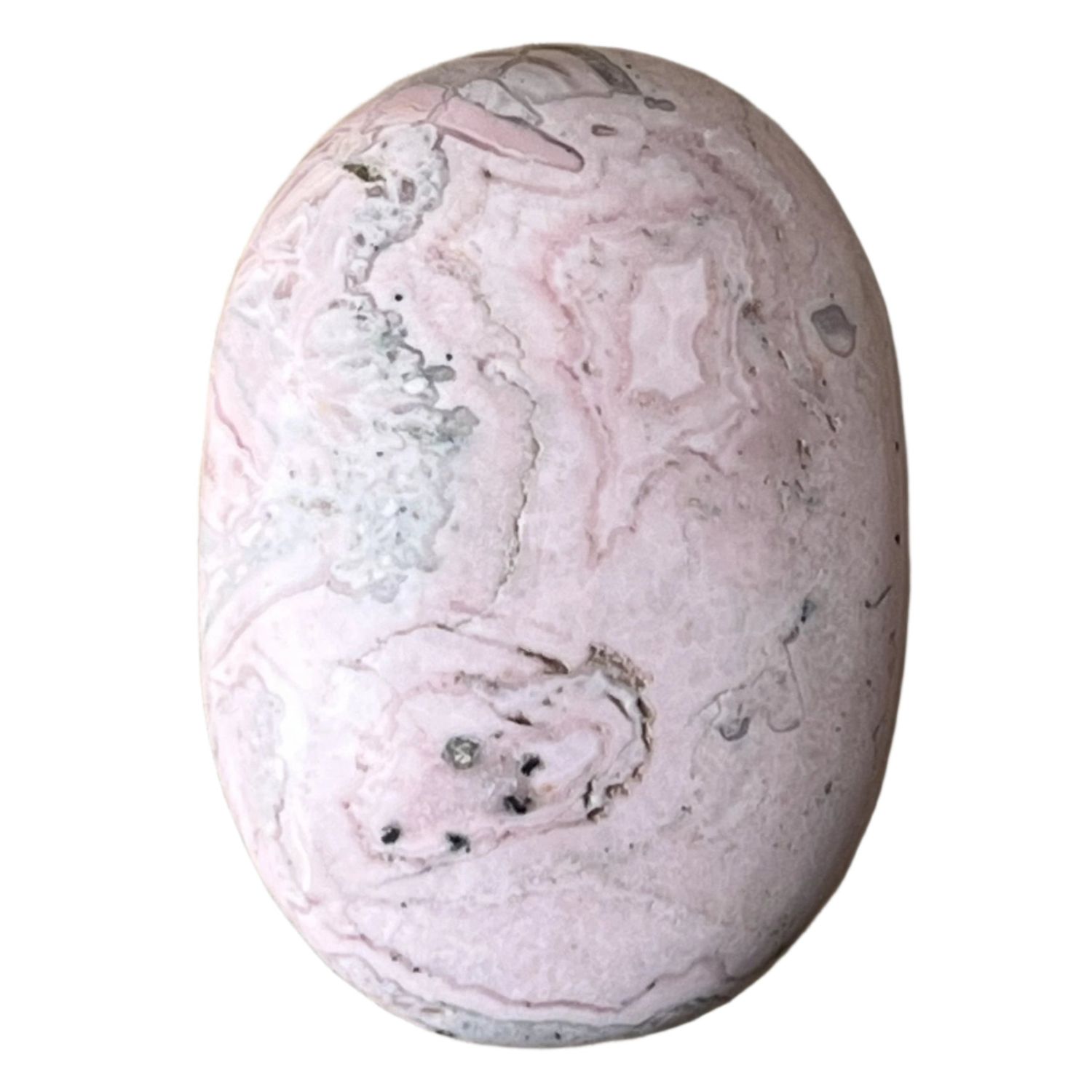 2.5&quot; Palm Stone - Rhodochrosite, SKU 30723024, UPC 6016003691651