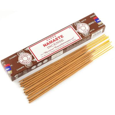 Namaste Satya Incense Sticks 15 gram, SKU SNM15, UPC