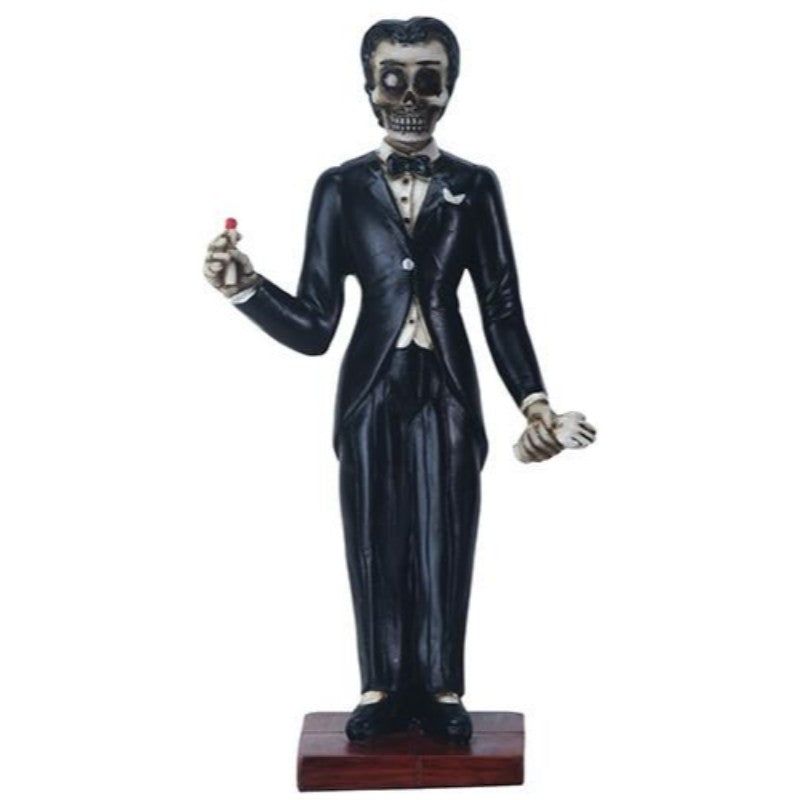 Day of the Dead Statue - El Catrin, SKU PG-Y8534, UPC 700317038955
