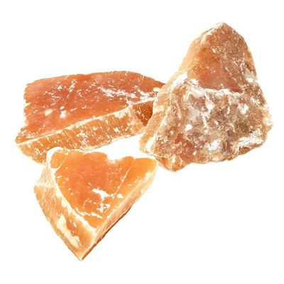 Orange Selenite Blocks (10lbs - Assorted Shapes), SKU A01-Tumbled-89, UPC 700317382997