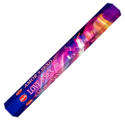 Love &amp; Sex HEM Incense Stick 20 Pack, SKU LS20, UPC