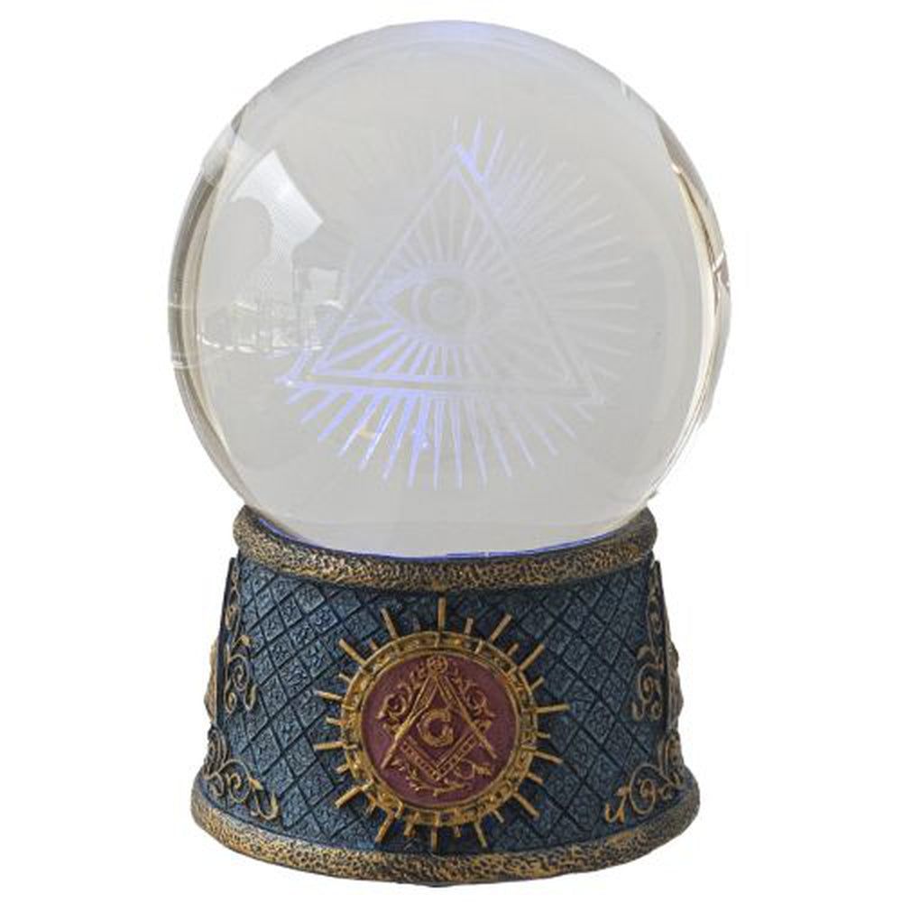 4.5&quot; Masonic LED Ball, SKU PG-13941, UPC 700317058649