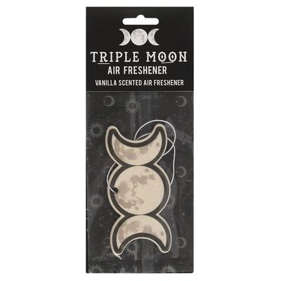 Hanging Air Freshener - Triple Moon (Vanilla Scented), SKU PG-14477, UPC 700317015338