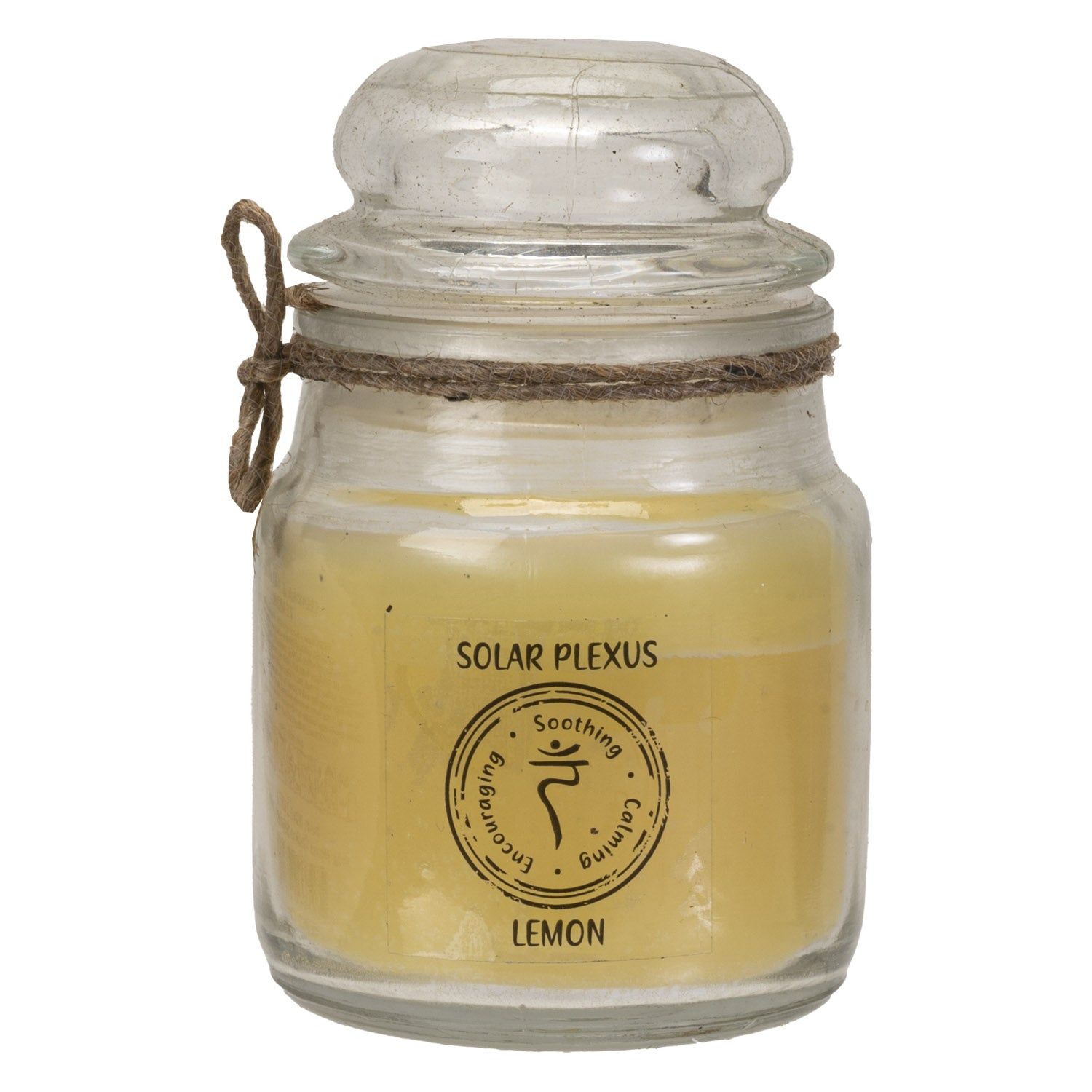 Mini Chakra Jar Candle - Solar Plexus (Lemon Scented), SKU PG-14851, UPC 700317033714