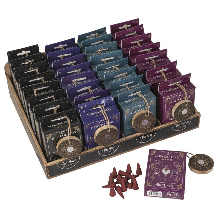 Tarot Series Incense Cones Display Set (32 Packs), SKU PG-14584, UPC 700317031901
