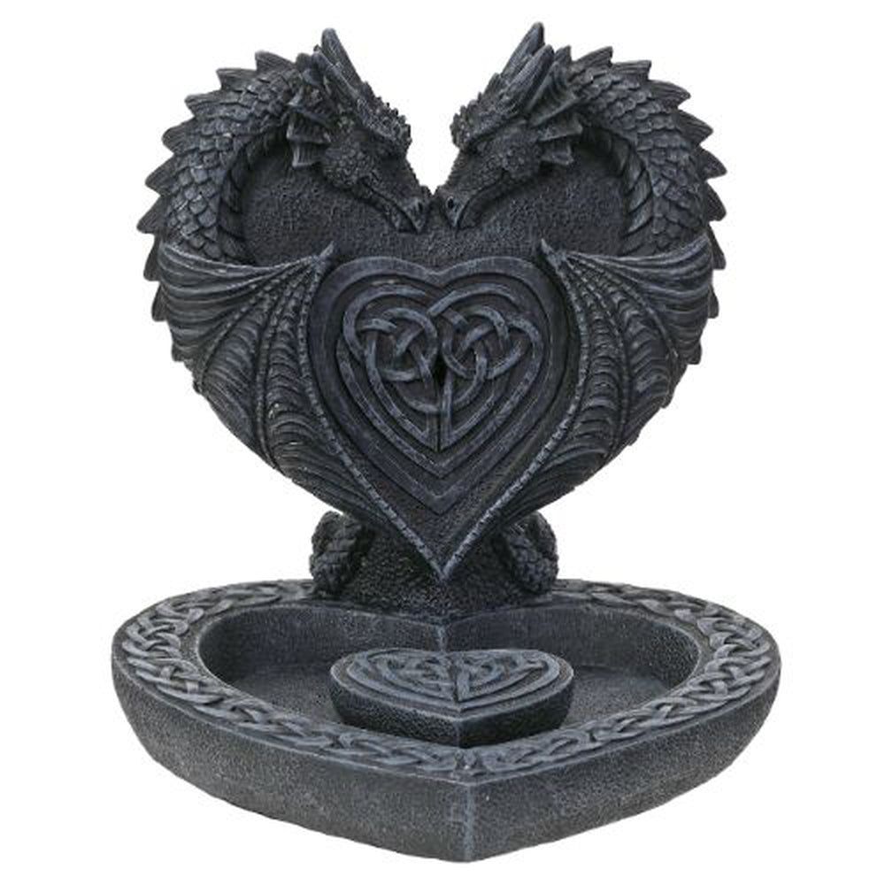 4.5&quot; Dragon Heart Backflow Incense Burner, SKU PG-13940, UPC 700317049791