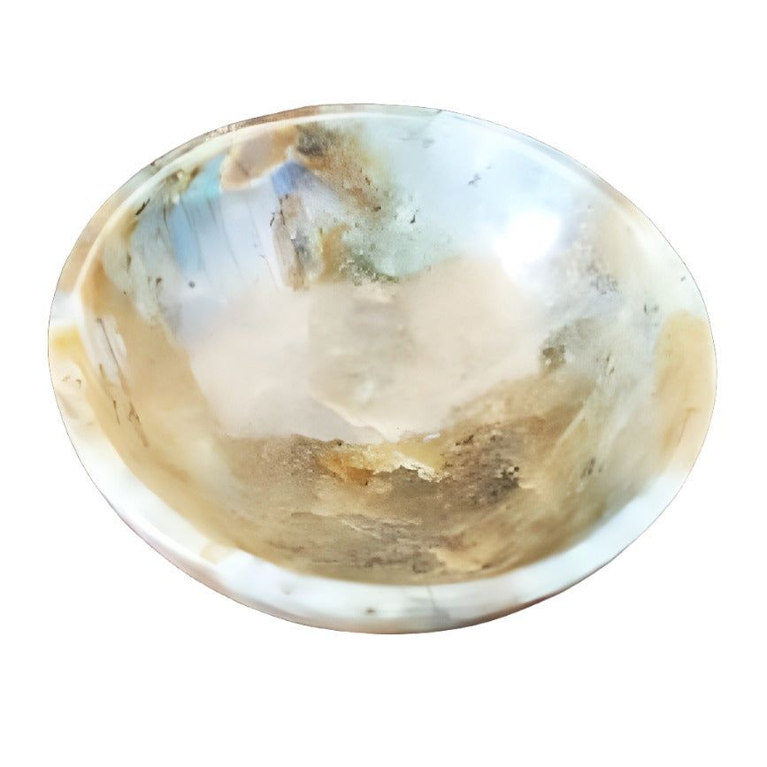 3&quot; Labradorite Gemstone Bowl, SKU K05-59-Bowl-LA3, UPC 700317382393