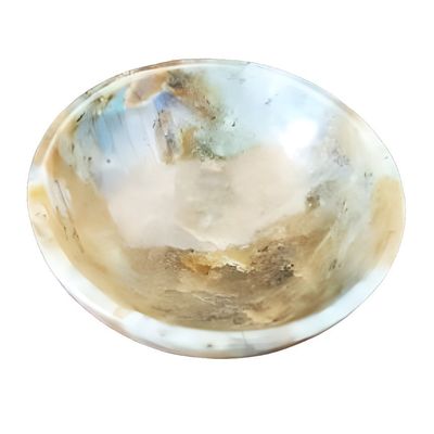 3&quot; Labradorite Gemstone Bowl, SKU K05-59-Bowl-LA3, UPC 700317382393