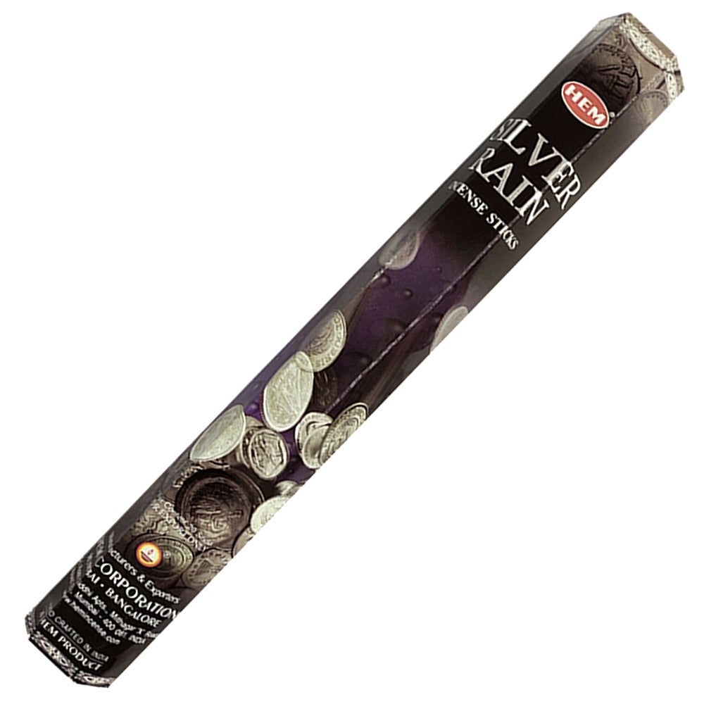 Silver Rain HEM Incense Stick 20 Pack, SKU NA-33, UPC 6016246447480