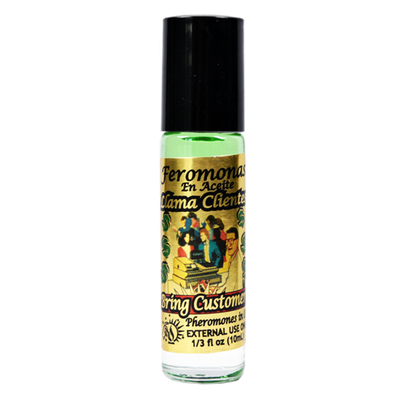 1/3 oz Roll On Pheromones - Bring Customers (Llama Clientes), SKU RM-1190534, UPC 6016206967928
