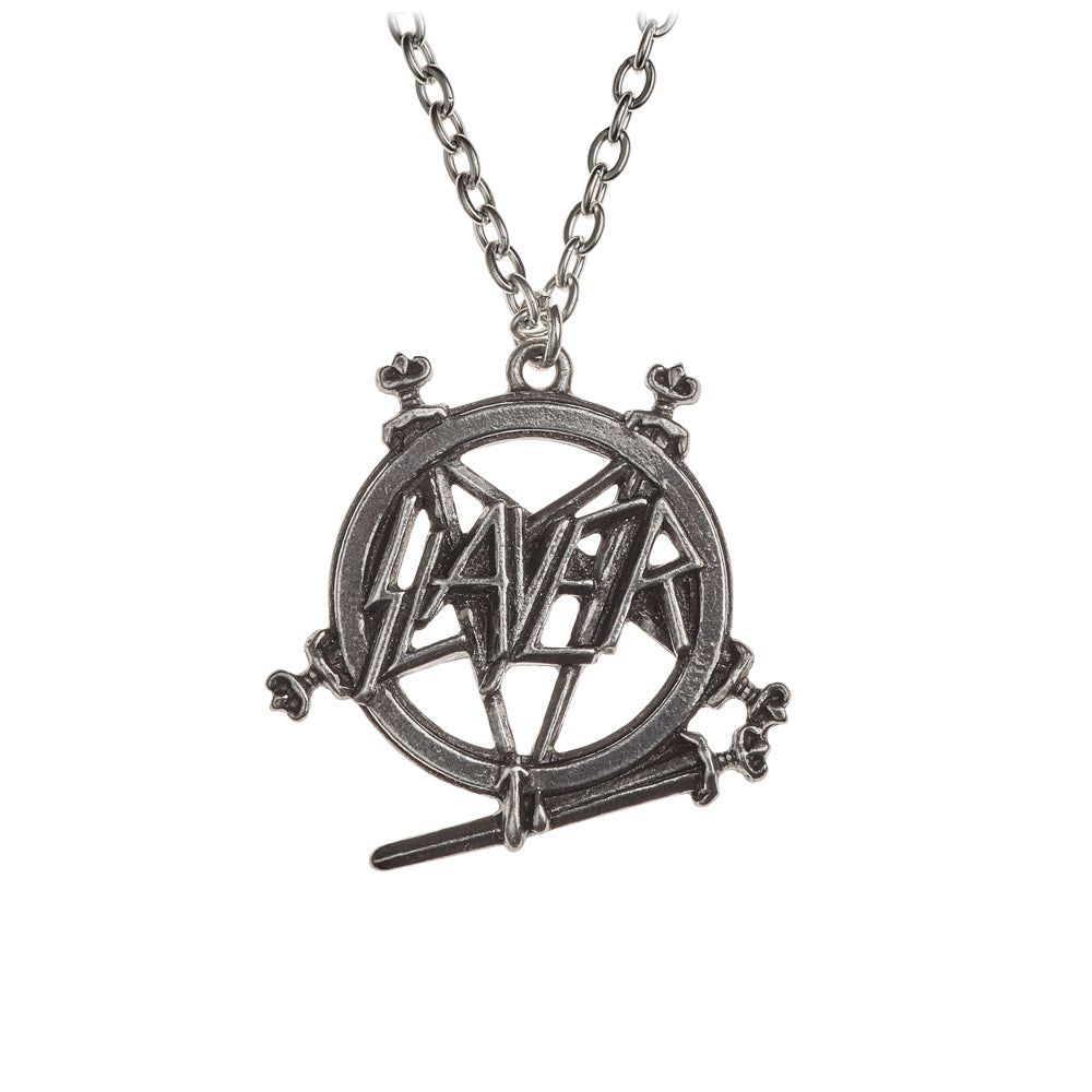 Slayer: Pentagram Logo Necklace, SKU AL-PP508, UPC 700317061953