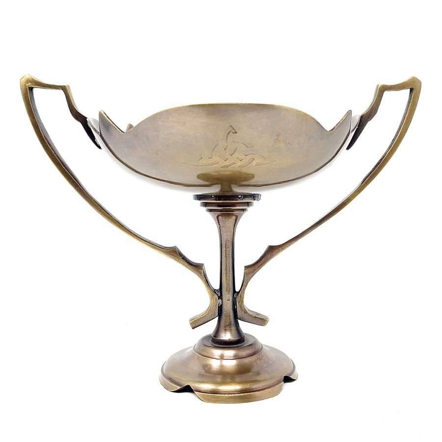 7&quot; Triquetra Egyptian Lotus Burner/Smudge Pot, SKU 465, UPC 700317304258