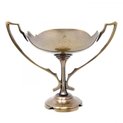 7&quot; Triquetra Egyptian Lotus Burner/Smudge Pot, SKU 465, UPC 700317304258
