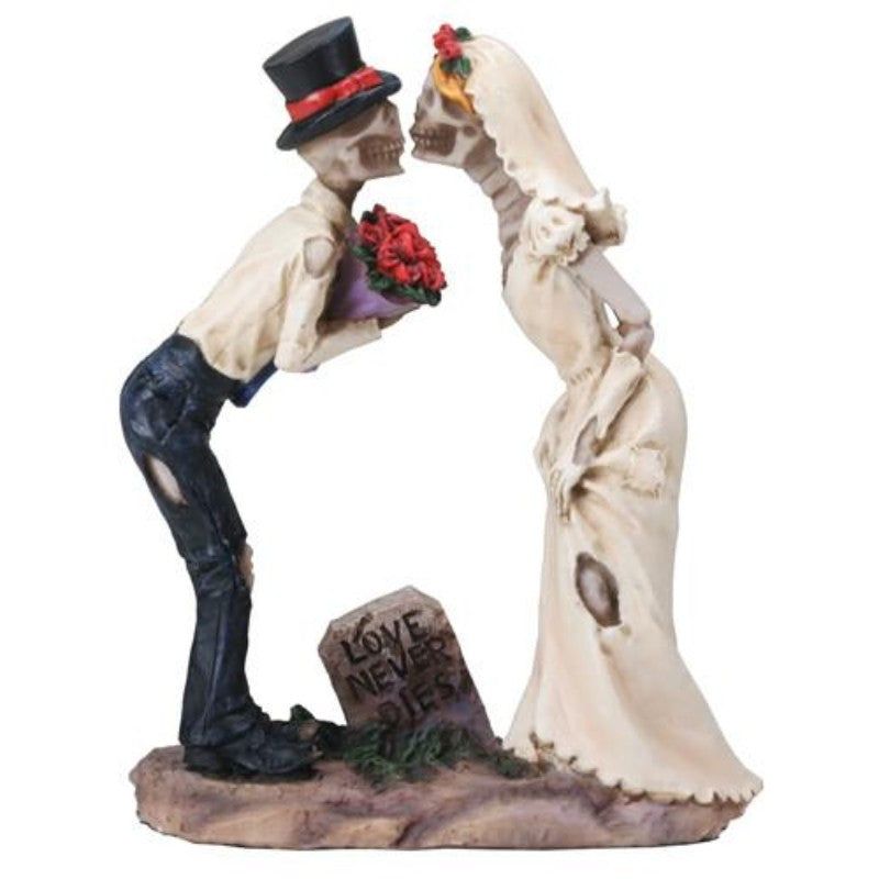 5.75&quot; Skeleton Statue - Gazing Couple, SKU PG-Y7949, UPC 700317052579