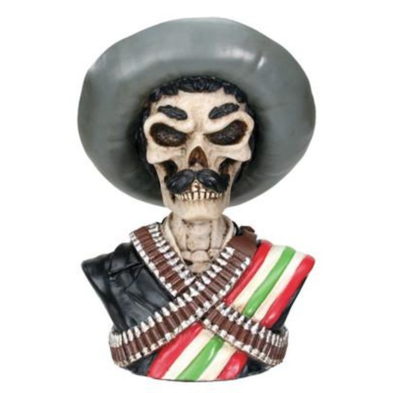 4.5&quot; Day of the Dead Statue - Zapata, SKU PG-Y7516, UPC 700317038443