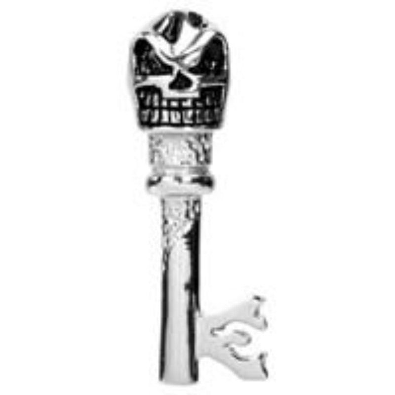Skull Key Stainless Steel Pendant, SKU PG-Y2741, UPC 6016006238242