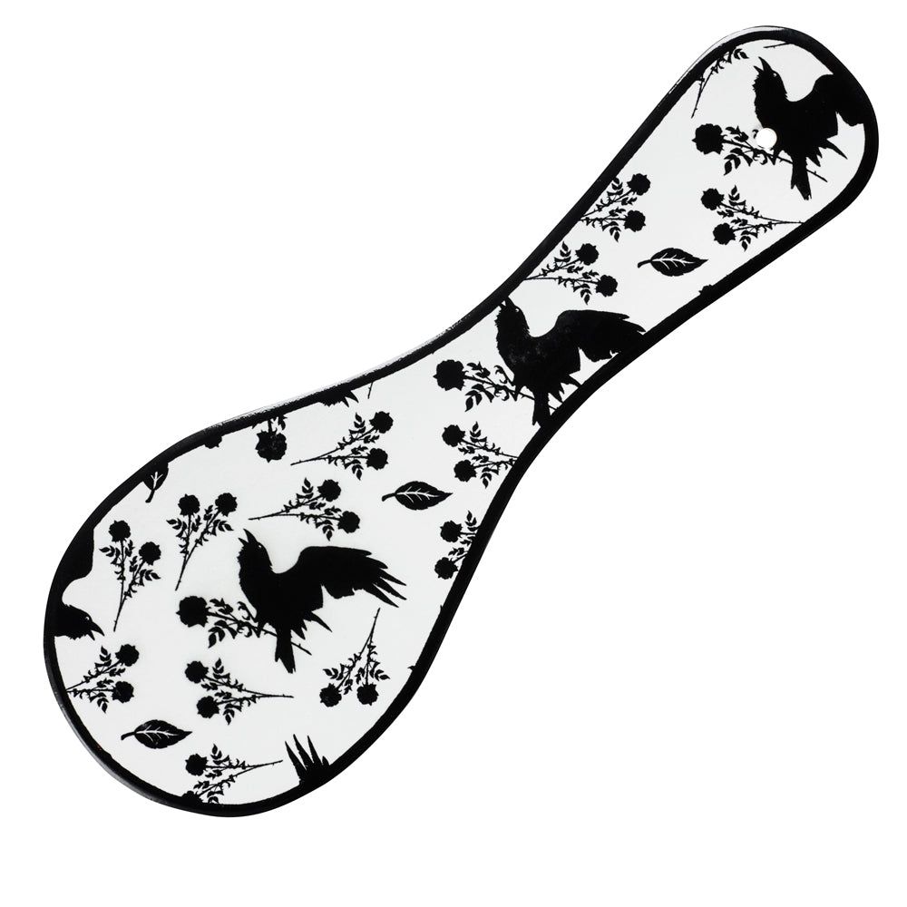 10.8&quot; Raven &amp; Rose Spoon Rest, SKU AL-SR3, UPC 700317065616