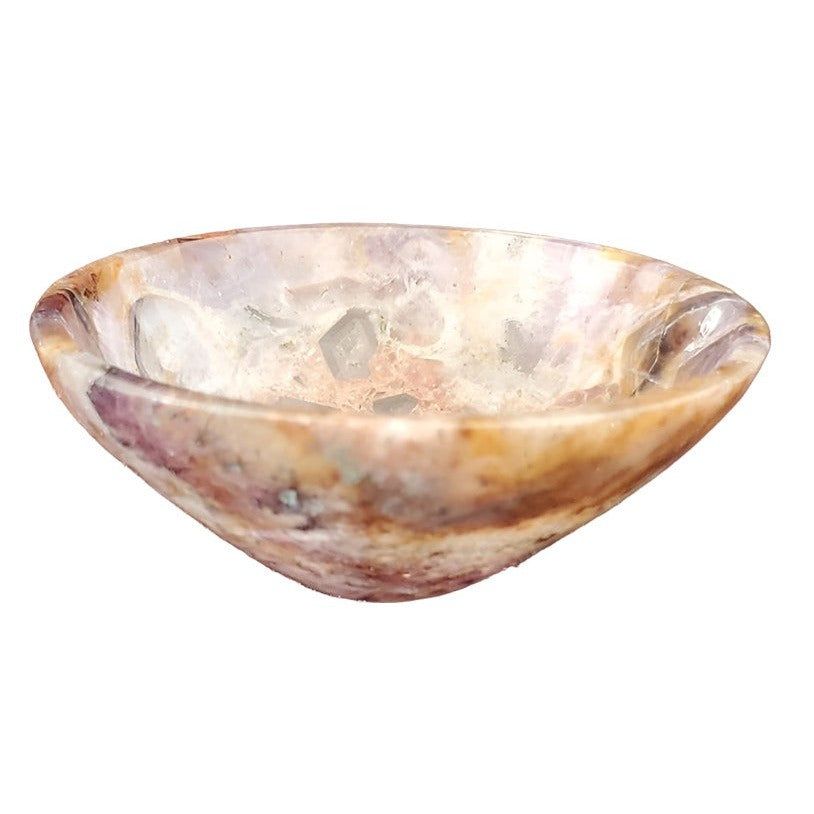 3&quot; Amethyst Gemstone Bowl, SKU K05-57-Bowl-AM3, UPC 700317382409