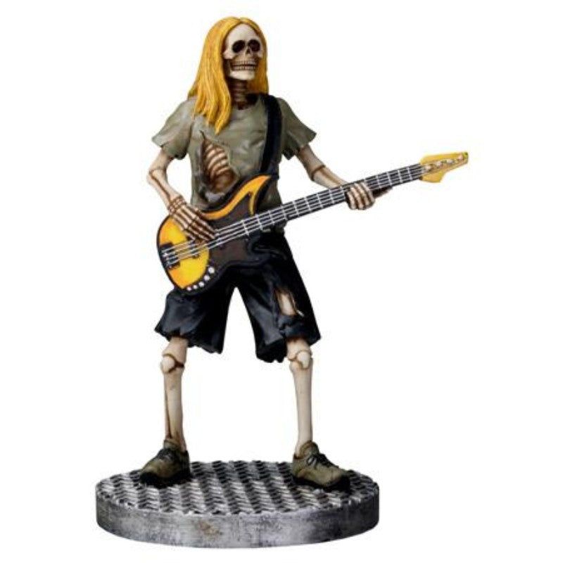 7.25&quot; Skeleton Statue - Bass Player, SKU PG-Y7009, UPC 700317051800