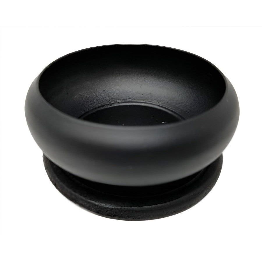 3&quot; Black Metal Charcoal Burner with Coaster, SKU I03-059-SPC, UPC 700317372073