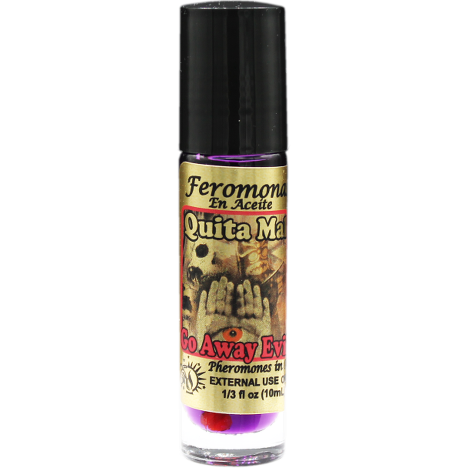 1/3 oz Roll On Pheromones - Go Away Evil (Quita Mal), SKU RM-1190296, UPC 6016200327322