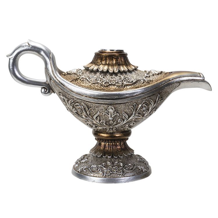 8.25&quot; Genie Lamp Backflow Incense Burner, SKU PG-14320, UPC 700317049920