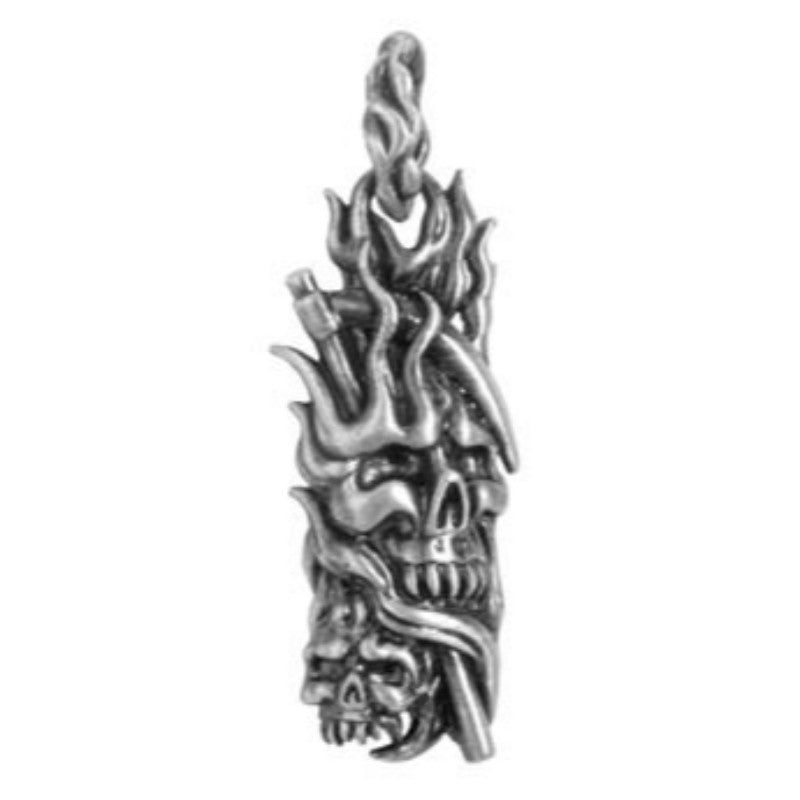 Flaming Scythe Pendant, SKU PG-Y2756, UPC 6016031056071