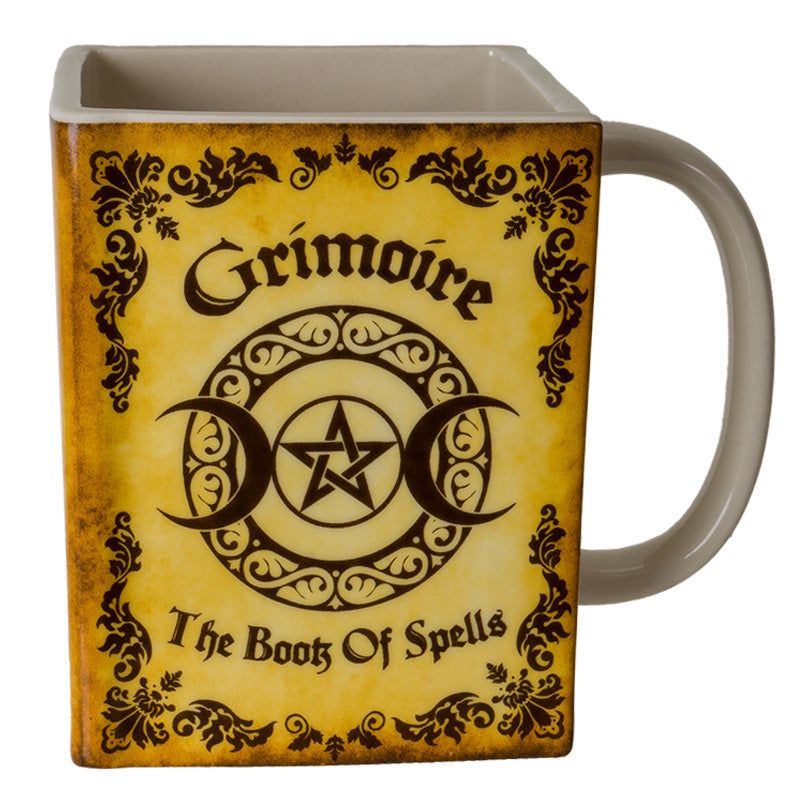 4.5&quot; Book Mug - Grimoire Book of Spells, SKU PG-15895, UPC 700317398653