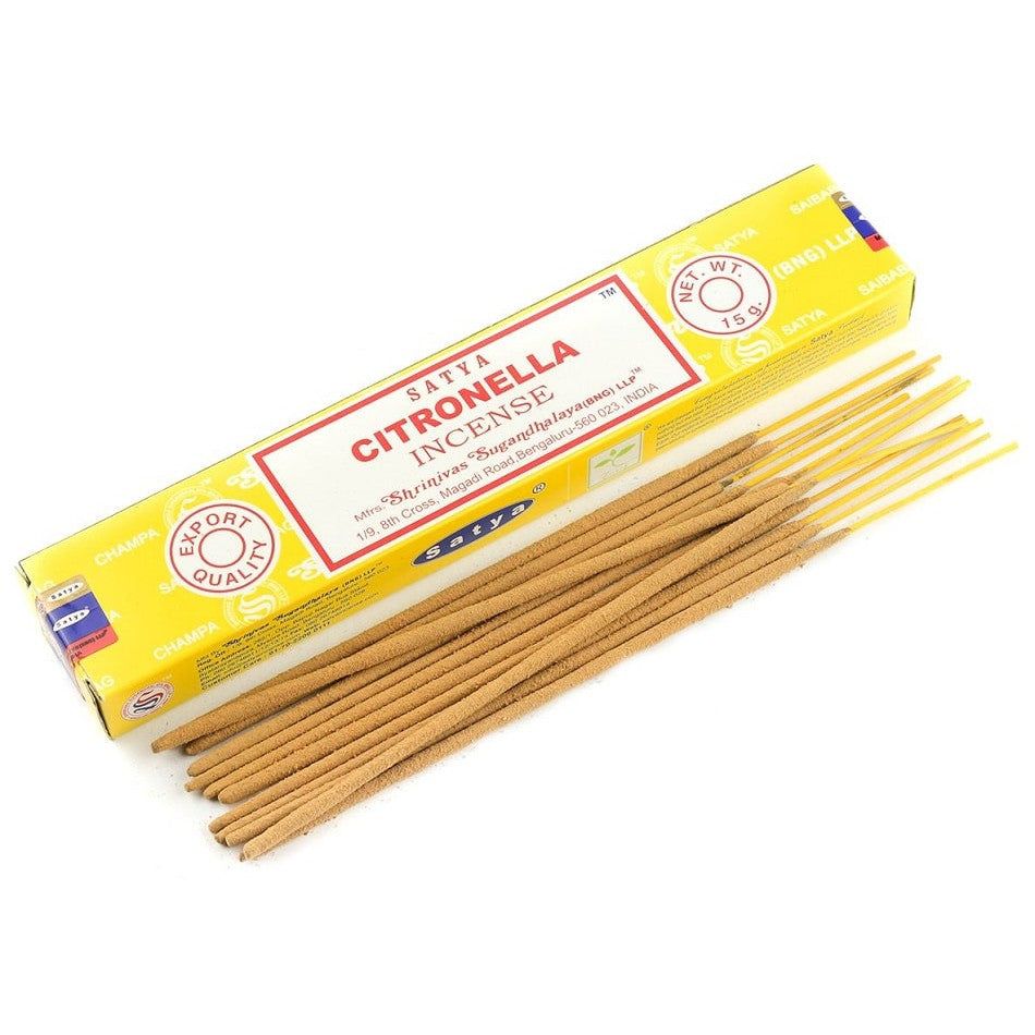 Citronella Satya Incense Sticks 15 gram, SKU SCT15, UPC
