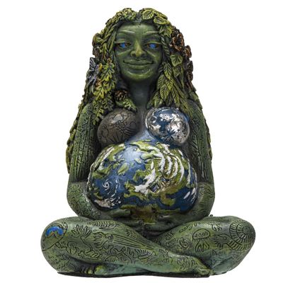 4.25&quot; Millenial Gaia Statue, SKU PG-14122, UPC 700317058977