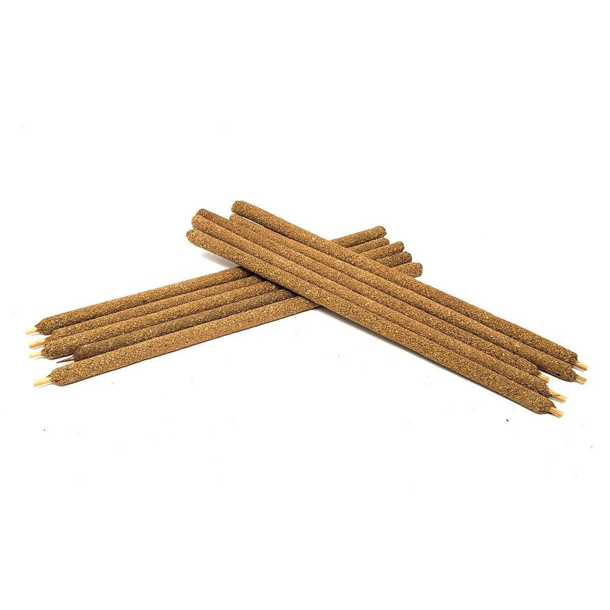 8&quot; Bergamot &amp; Palo Santo Thick Incense Sticks (10 Pack), SKU QQ015-PSI-20-BG, UPC 700317372585